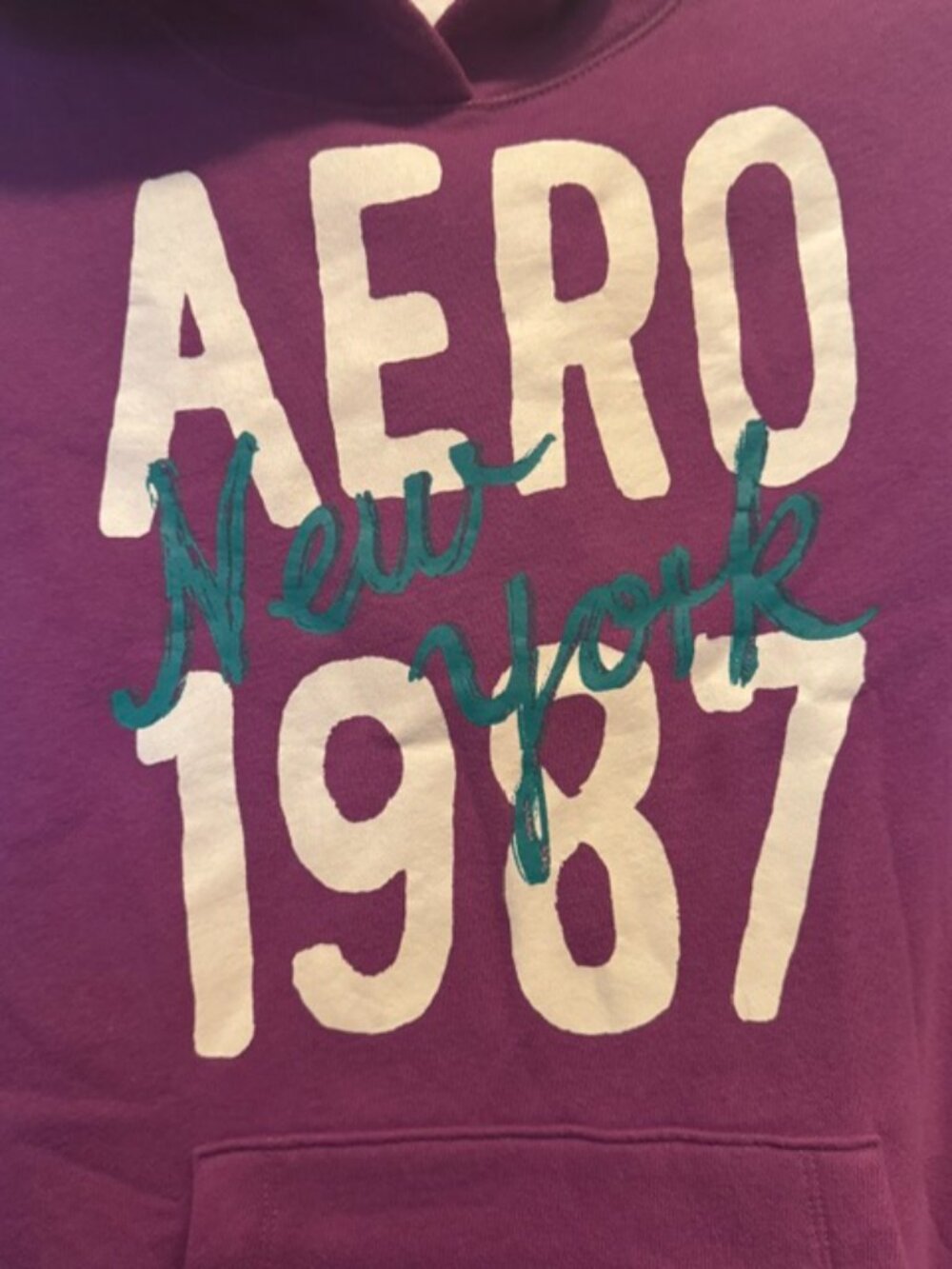 Aeropostale Aero New York Hoodie Sweatshirt sz M - Picture 3 of 7
